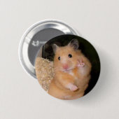 Peace Hamster Meme Pin Button (Voorkant /achterkant)