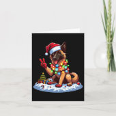 Peace Hand Belgische Mechelse Kerstverlichting Vro Kaart (Voorkant)