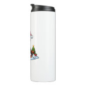 Peace Hand Engelse Springer Spaniel Kersthond Thermosbeker (Geroteerd rechts)