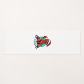 Peace Hand Rhodesian Ridgeback Kerstverlichting WO Yogamat (Voorkant (horizontaal))