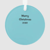 Peace Hand Sign Hippie Kerstversiering 2 Ornament (achterkant)