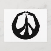 Peace Hands Briefkaart (Voorkant)