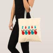 Peace Hands Tote Bag (Voorkant (product))