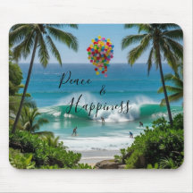 Peace & Happiness Mousepad
