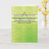 Peace Happiness Recovery Verjaardag Kaart (Gele Bloem)