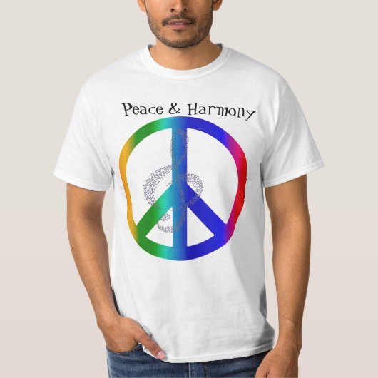 Peace & Harmony_ T-shirt (Voorkant)