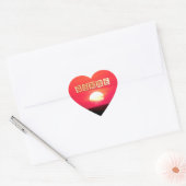 Peace Hart Sticker (Envelop)