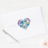 Peace Hart Sticker (Envelop)