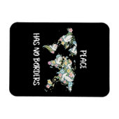 Peace Has No Borders Magneet (Horizontaal)