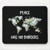 Peace Has No Borders Muismat (Voorkant)