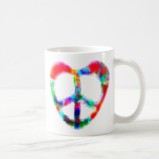 Peace Heart Koffiemok (Rechts)