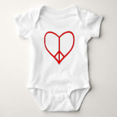 Peace Heart Romper (Voorkant)