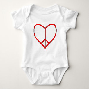 Peace Heart Romper