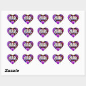 Peace Heart Sticker (Vel)