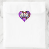 Peace Heart Sticker (Tas)