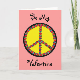 Peace Heart Valentijnsdag Kaart