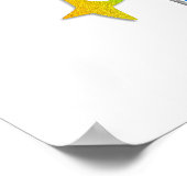 Peace Hippie Happy Encouragement Positivity  Poster (Hoek)