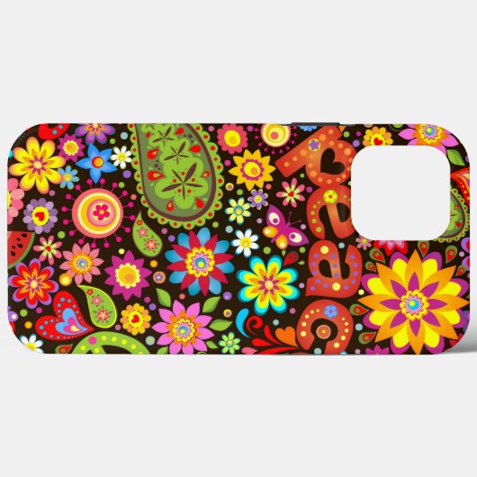Peace Hippie iPhone | 60s Hippie iPhone Case-Mate Case (Achterkant (horizontaal))