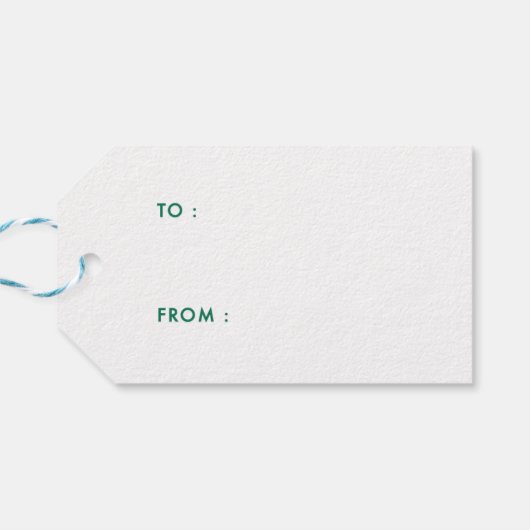 Peace Holiday Gift Label Cadeaulabel (Achterkant Horizontaal)