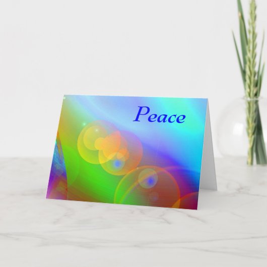 Peace Holiday-kaart Feestdagen Kaart (Voorkant)