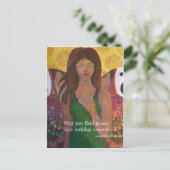 Peace Holiday Painting Feestdagenkaart (Staand voorkant)