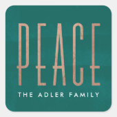 Peace Holiday Sticker (Voorkant)