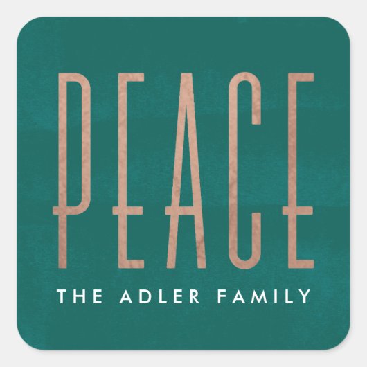 Peace Holiday Sticker (Voorkant)