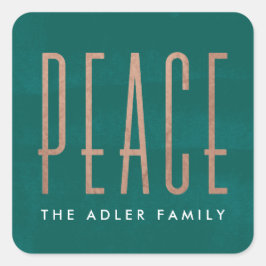 Peace Holiday Sticker