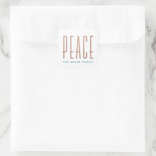 Peace Holiday Sticker (Tas)