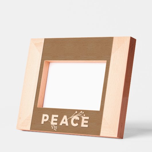 Peace Holiday Wooden Gegraveerde Lijstjes (Links)