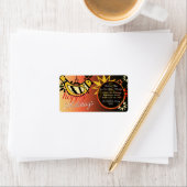 Peace Holidays Stars Greetings Etiket (Insitu)