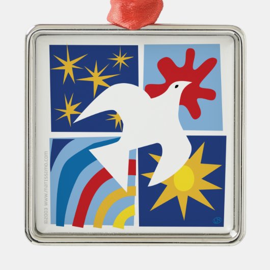 Peace Hope Joy Love Ornament (Voorkant)