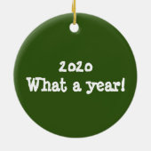 Peace Hope Joy Mask Beer Keramisch Ornament (Achterkant)