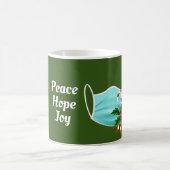 Peace Hope Joy Mask & Candy Canes Koffiemok (Center)