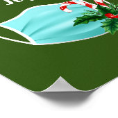 Peace Hope Joy Mask & Candy Canes Poster (Hoek)