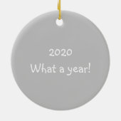 Peace Hope Joy Mask Llama Keramisch Ornament (Achterkant)