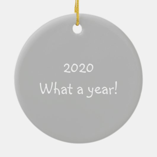 Peace Hope Joy Mask Llama Keramisch Ornament (Achterkant)