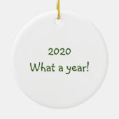 Peace Hope Joy Mask Reindeer Keramisch Ornament (Achterkant)