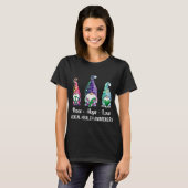 Peace Hope Love Gnomen Mental Health Awareness T-shirt (Voorkant volledig)