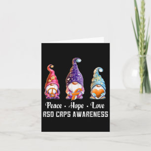 Peace Hope Love Gnomes RSD CRPS Bewustzijn Kaart