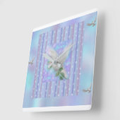 "Peace Hope Love" Grote klok (Hoek)