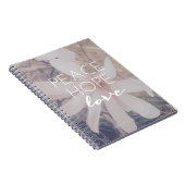 Peace, Hope, Love Journal Notitieboek (Rechterzijde)