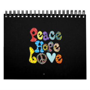 Peace Hope Love sublimation Kalender