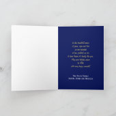 Peace, Hope Love Unieke kerstkaart Feestdagen Kaart (Binnen)