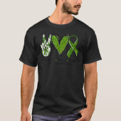 Peace houdt van Cures Cerebral Palsy Awarenes T-shirt (Voorkant)