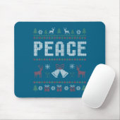 Peace I Come In Peace Couple Matching Ugly Christm Muismat (Met muis)