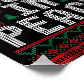 Peace I Come In Peace Couple Matching Ugly Christm Poster (Hoek)