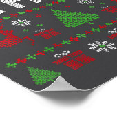 Peace I Come In Peace Couple Matching Ugly Christm Poster (Hoek)