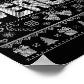 Peace I Come In Peace Couple Matching Ugly Christm Poster (Hoek)