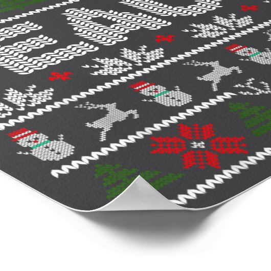 Peace I Come In Peace Couple Matching Ugly Christm Poster (Hoek)